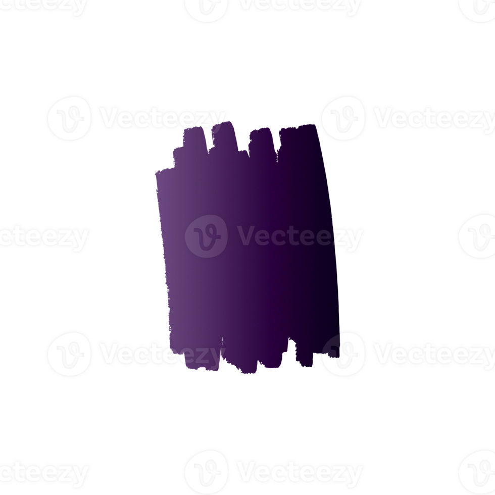 Abstract purple gradient brush stroke texture element png