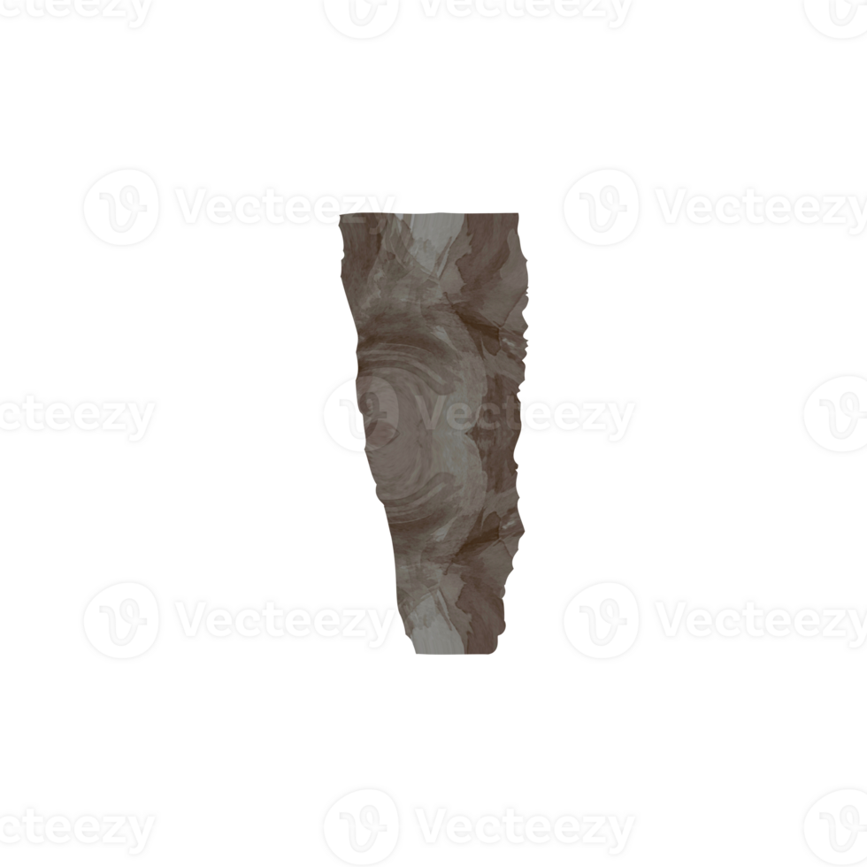Abstract earthy brown and grey swirling textured element png