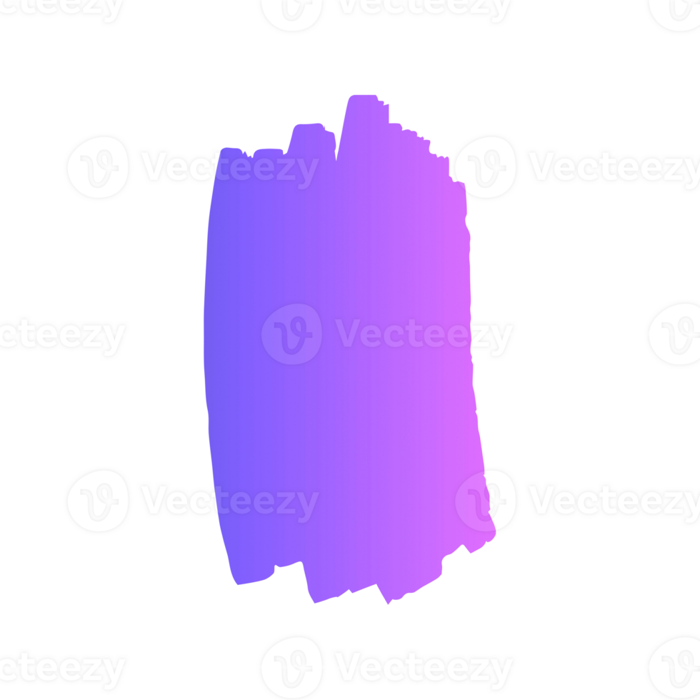 Abstract purple and pink gradient brush stroke texture element png
