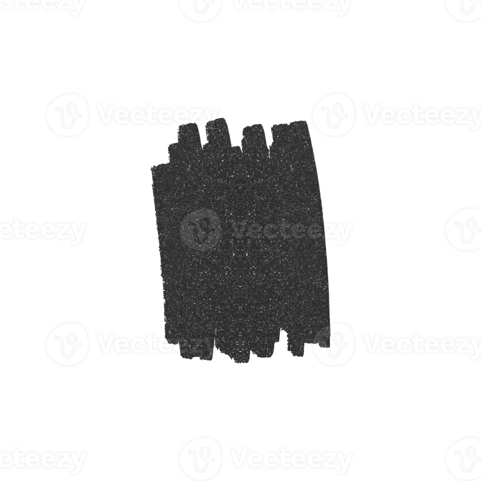 Black glitter sparkle texture stroke element png