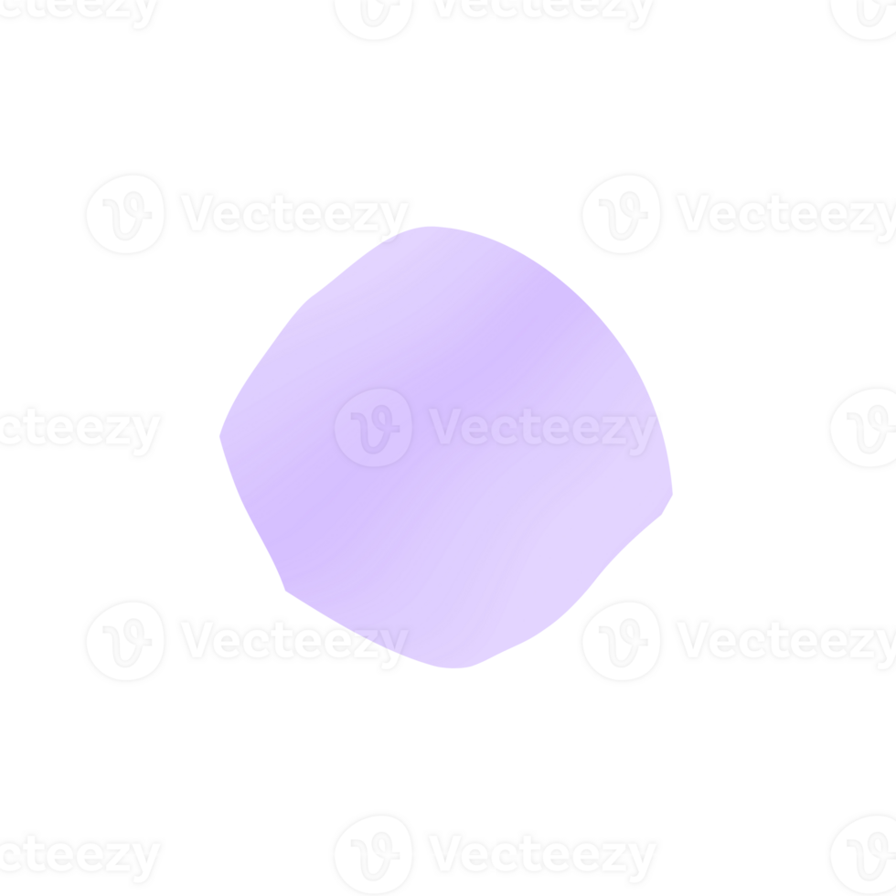 Abstract purple fluid shape design element png