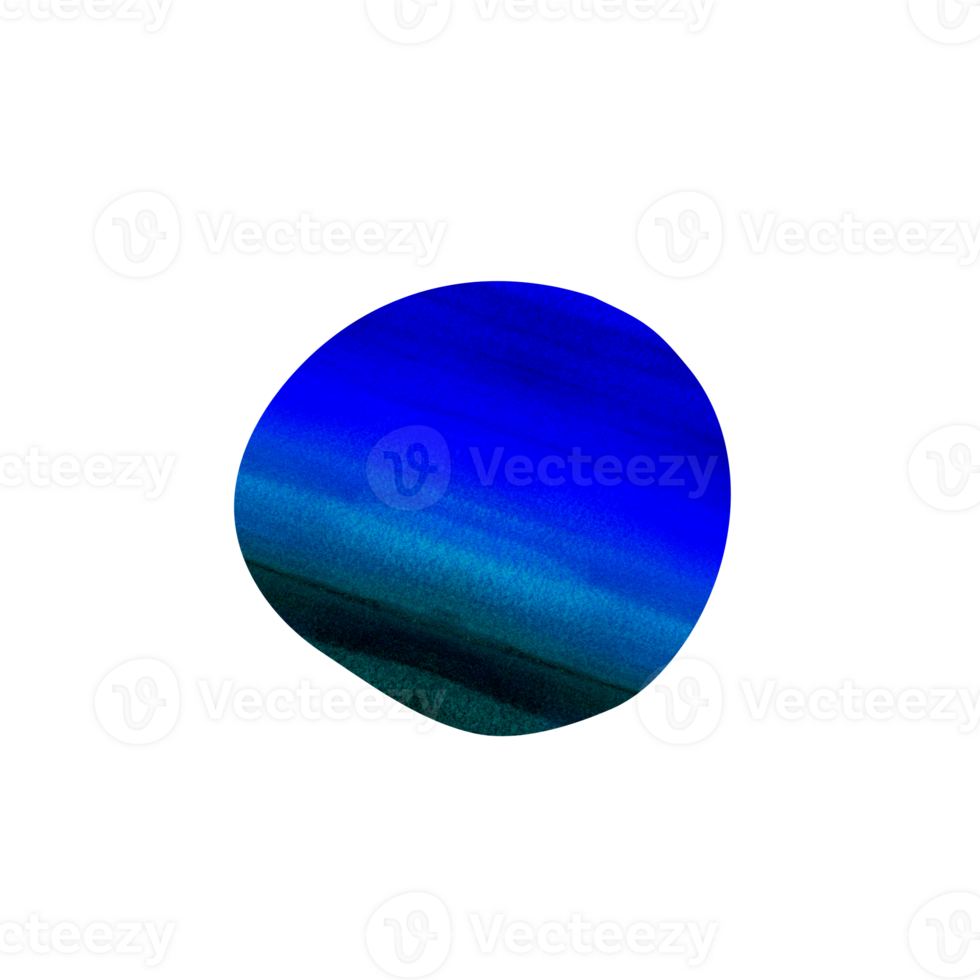 Abstract blue and green gradient textured shape png