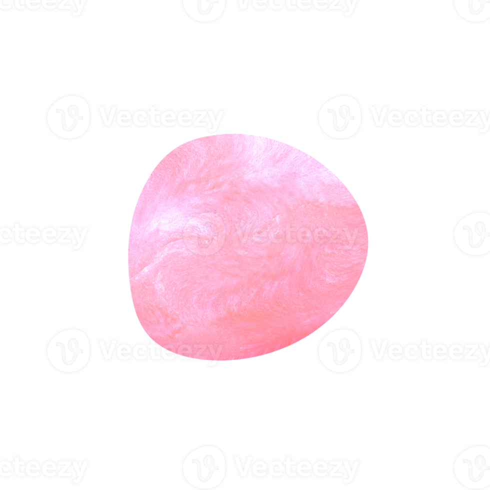Abstract pink organic shape with swirling texture png