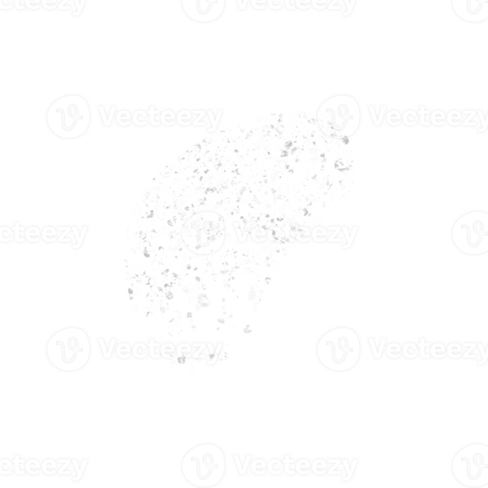 Abstract grey textured shape element for design png