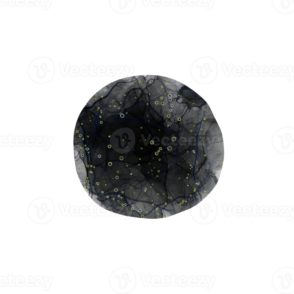 Abstract organic network texture with cellular shapes inside a circle png