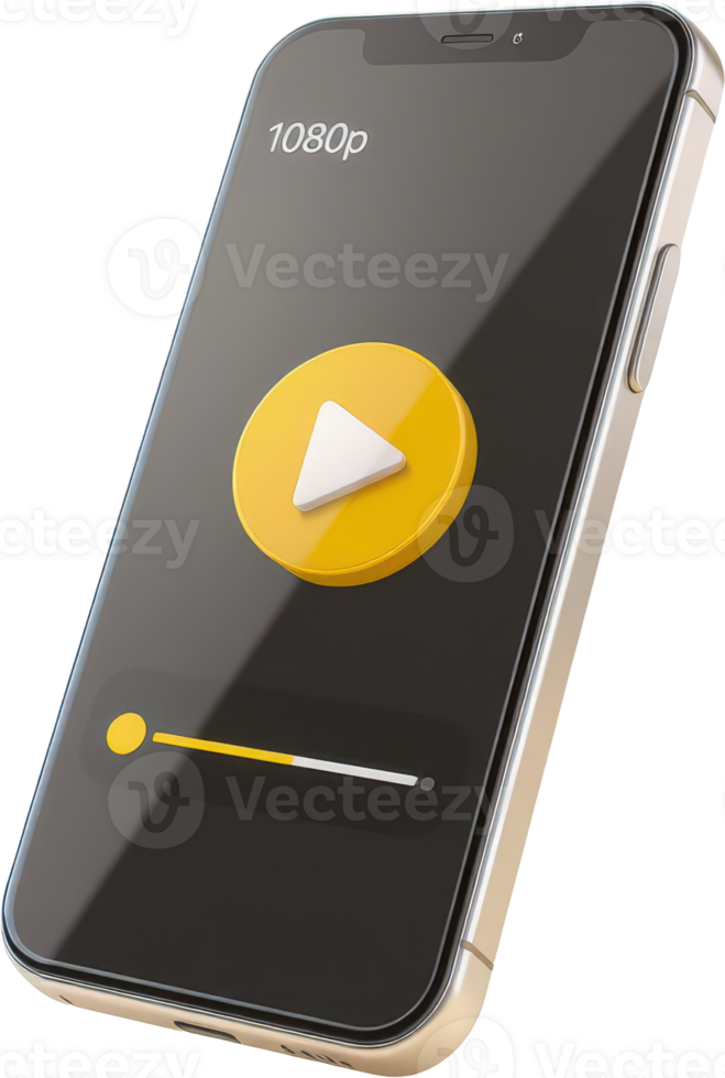 Modern smartphone for streaming and high quality playback png