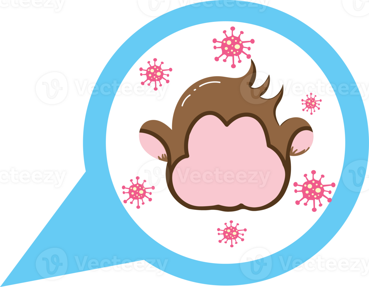 Virus Transmission Concept Related to Monkeypox png
