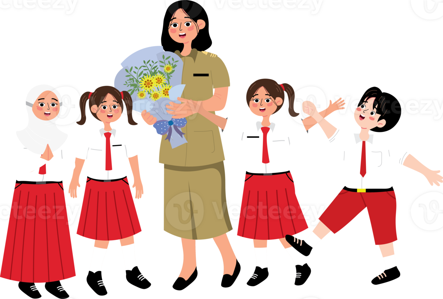Teacher Appreciation Day Surprise by Students png