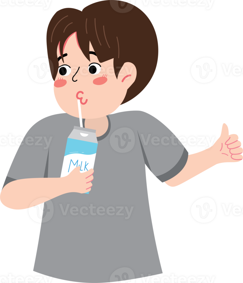 Little Boy Enjoying Morning Milk for Strong Bones png
