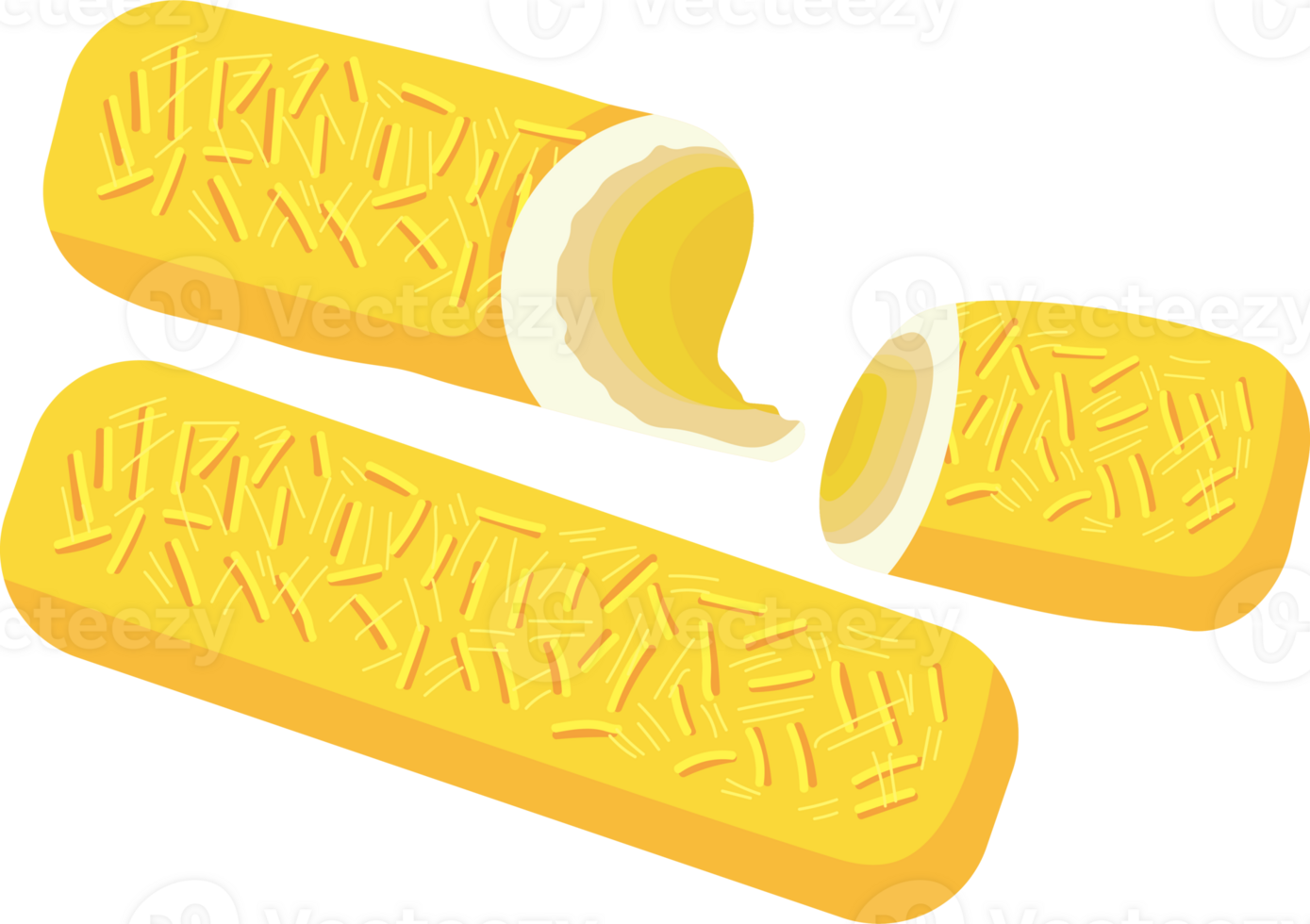 Durian Filled Pancake Rolls Viral Asian Street Dessert png