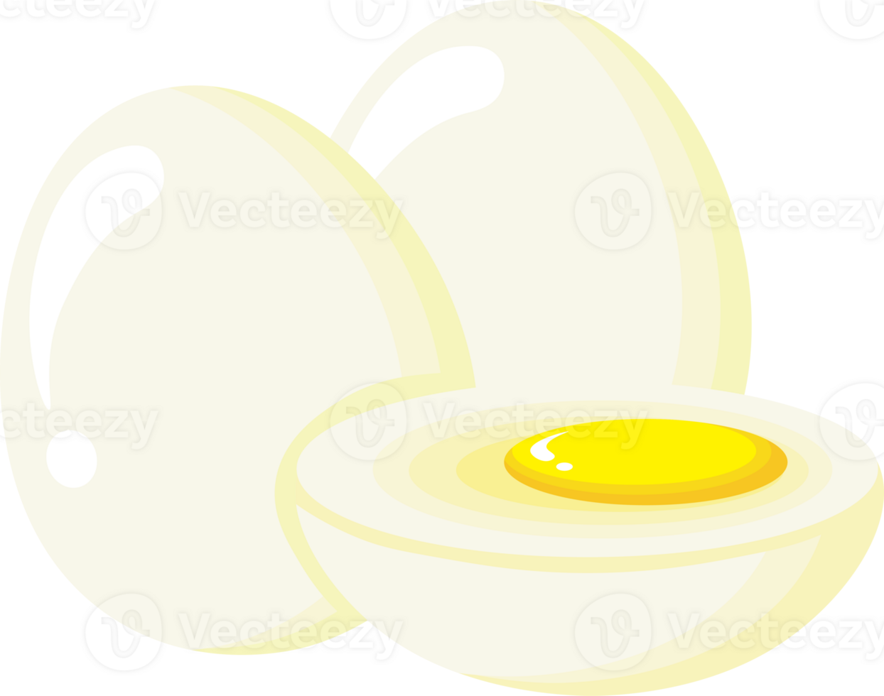 Natural Protein Source Boiled Egg in Clean Food Setting png