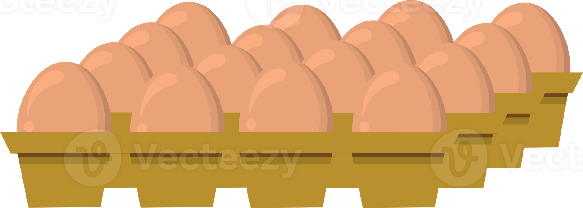 Cooking Preparation with Brown Eggs for Baking Process png