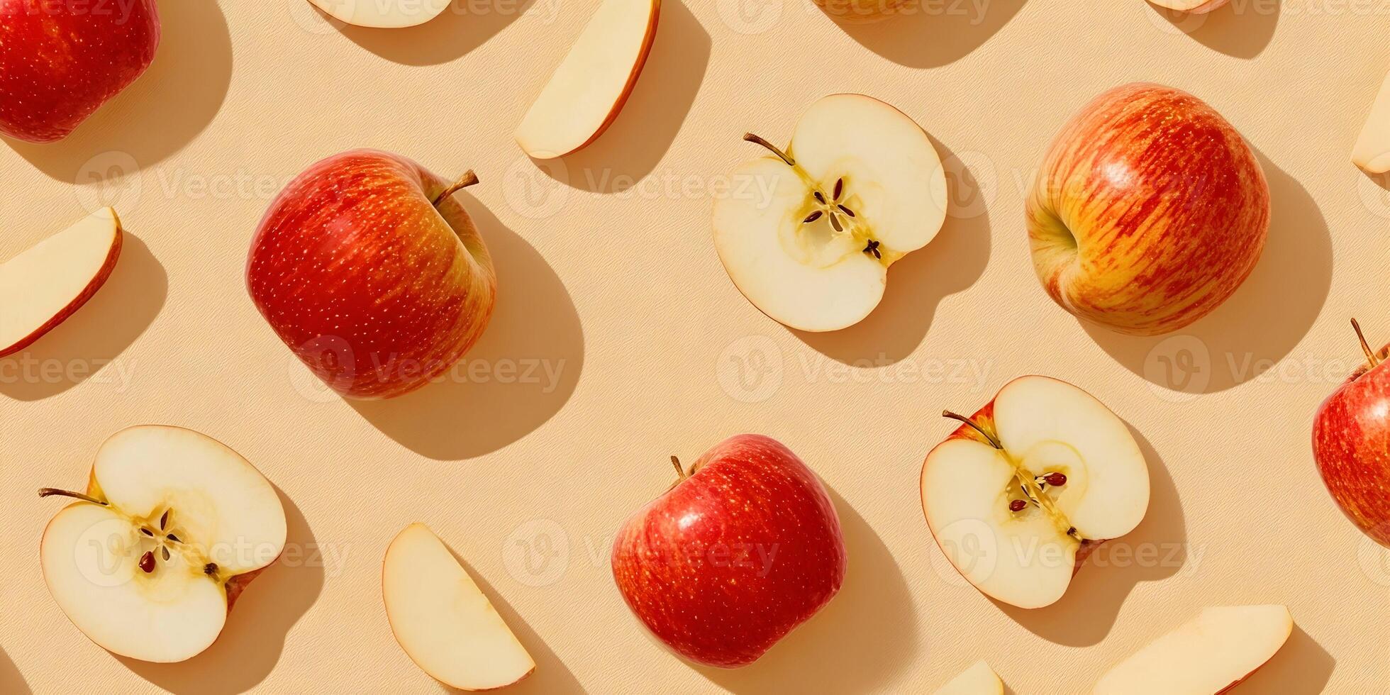a bunch of apples are arranged in a pattern photo