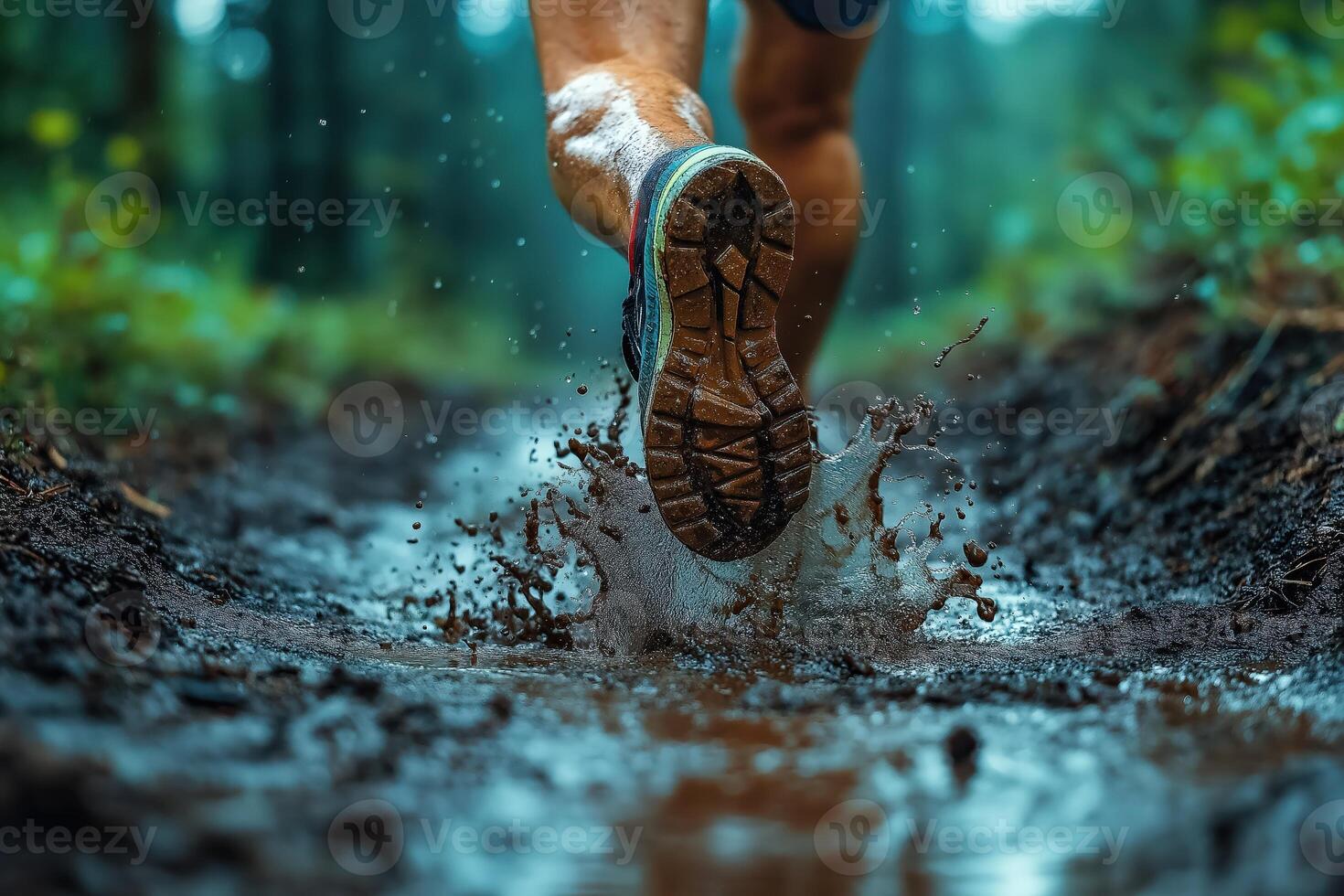 Mud Splash Momentum on the Trail photo