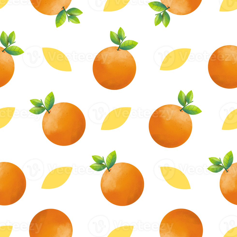 Orange Seamless Pattern png