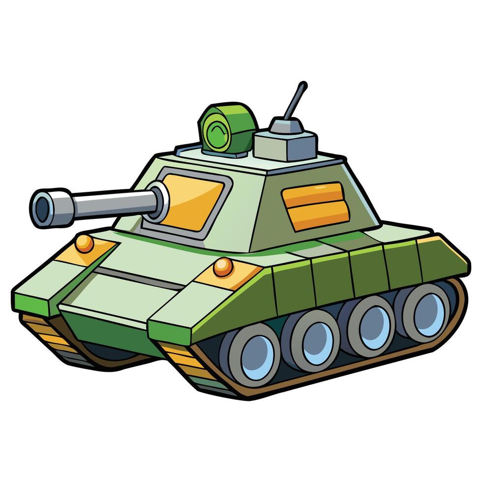 Heavy Tank Combat Designs vector