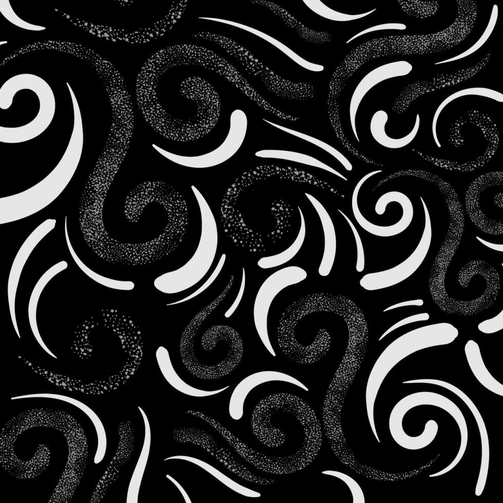 abstract art black and white decorative background vector