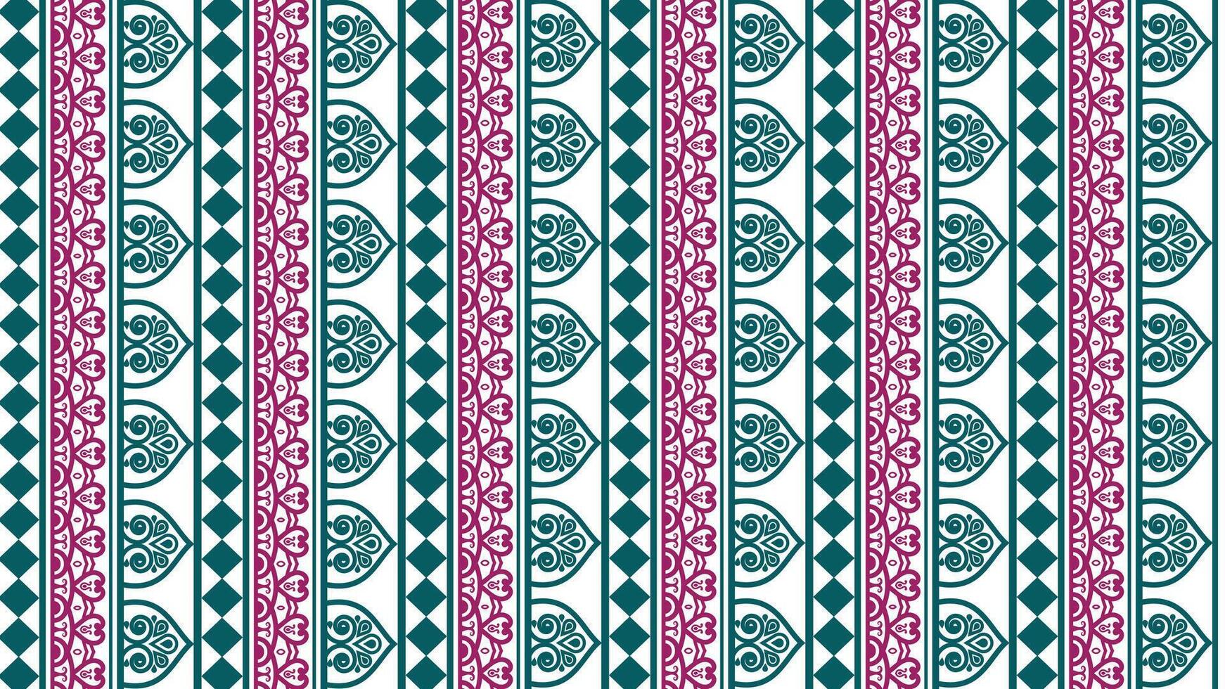 Seamless geometric arch pattern with stripe line zigzag wave modern art deco background vector
