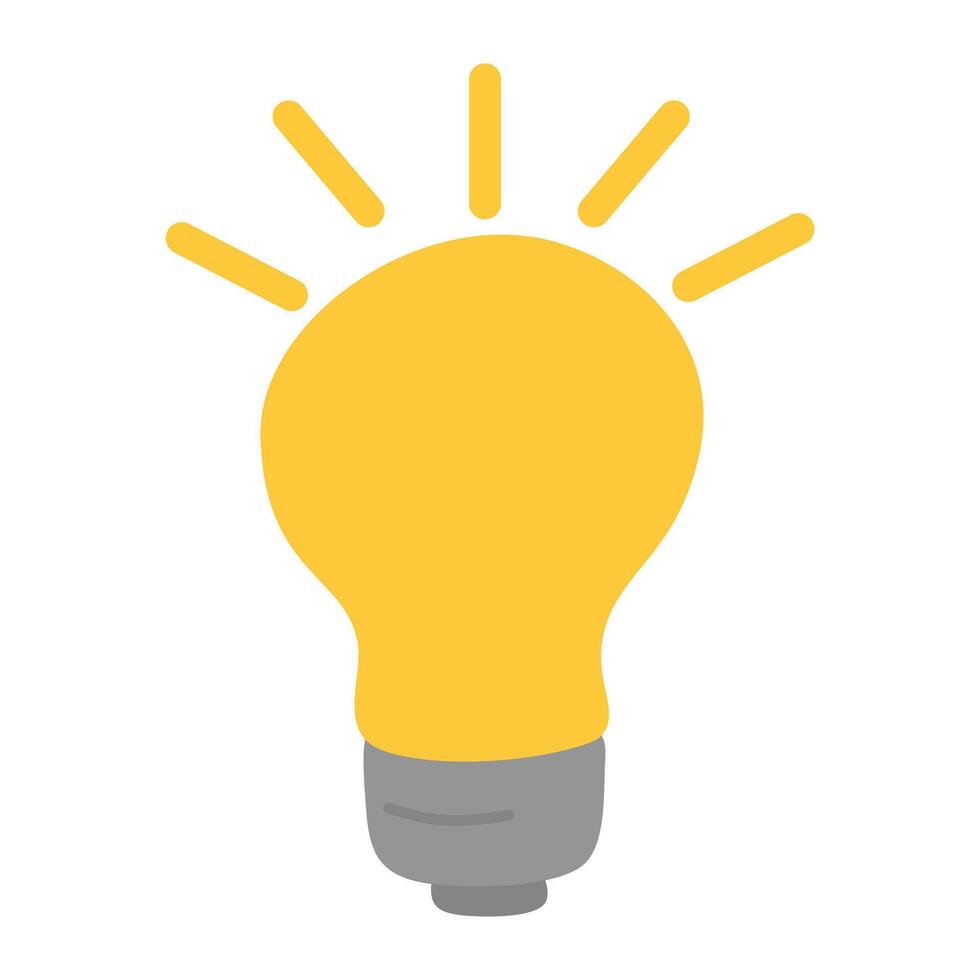 Smart Ideas, Lightbulb Creative Icon vector