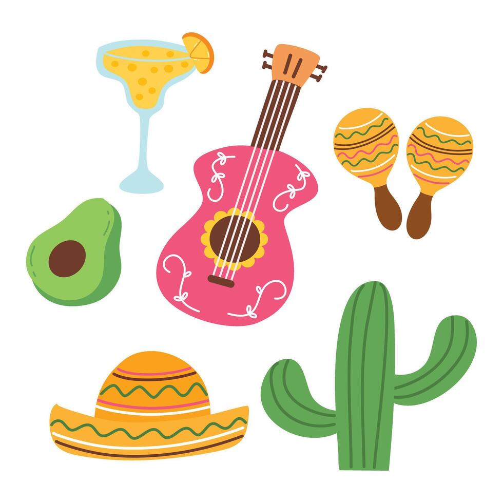 Mexico Cinco De Mayo illustration vector