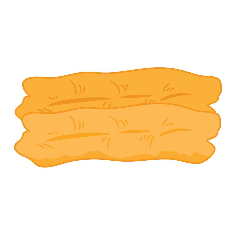 Youtiao, deep-fried doughstick, Patongo vector