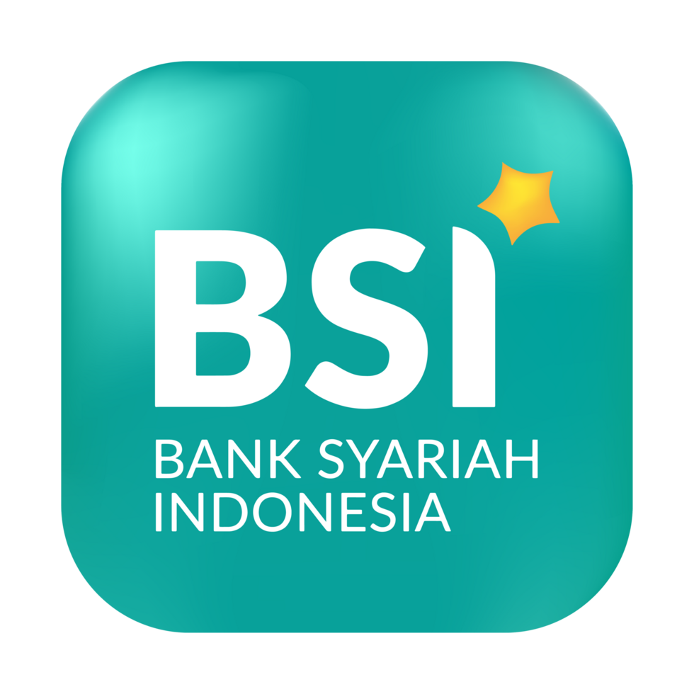 Bank Syariah Indonesia Square Rounded Logo Transparent Without Background png