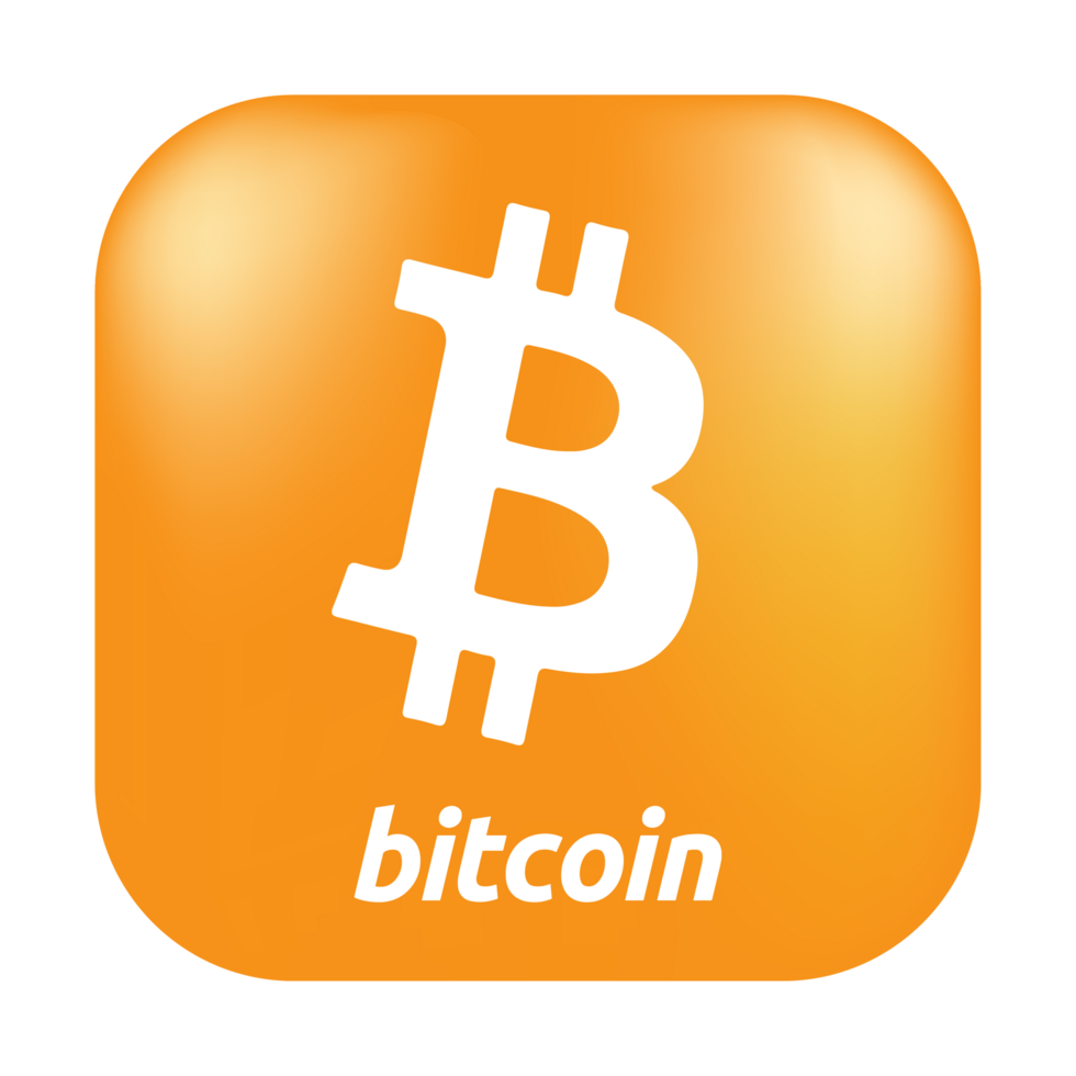 Bitcoin Rounded Logo Design png