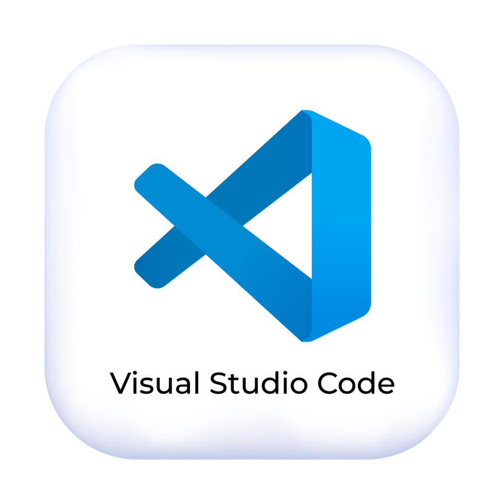 Visual Studio Code Logo Rounded png