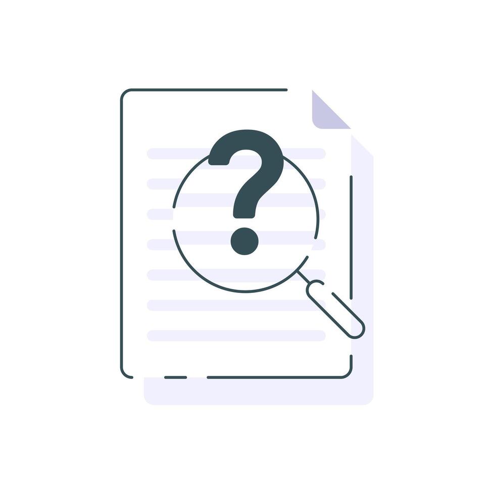 search no result found word concept,flat design icon illustration vector