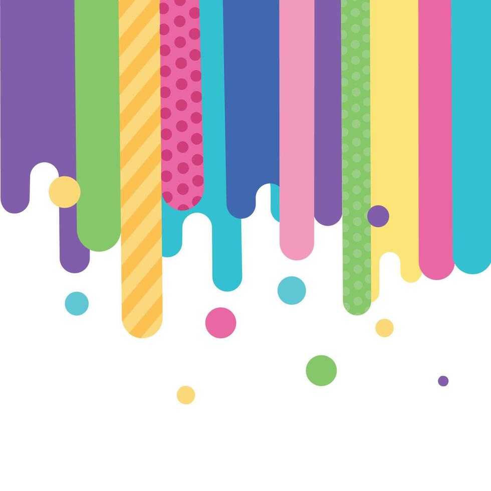Colorful Dripping Paint Abstract Background vector