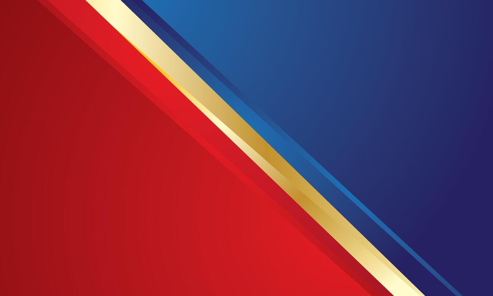 Red gold on blue background design vector