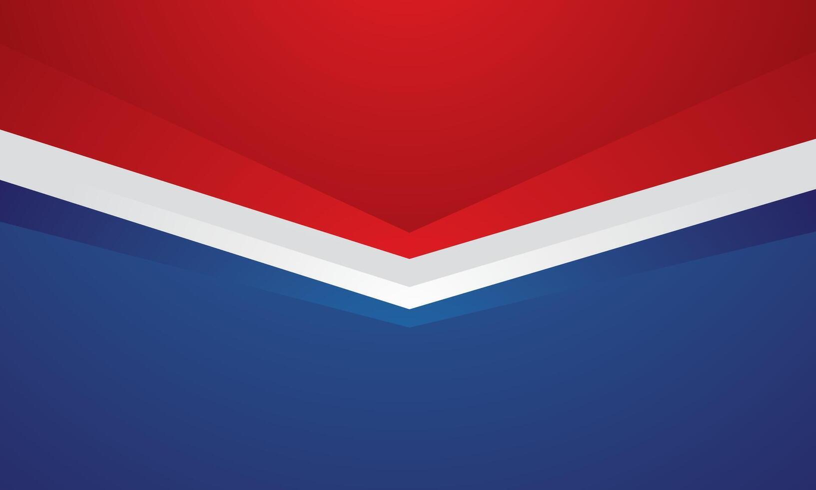 Red blue background with abstract geometry vector