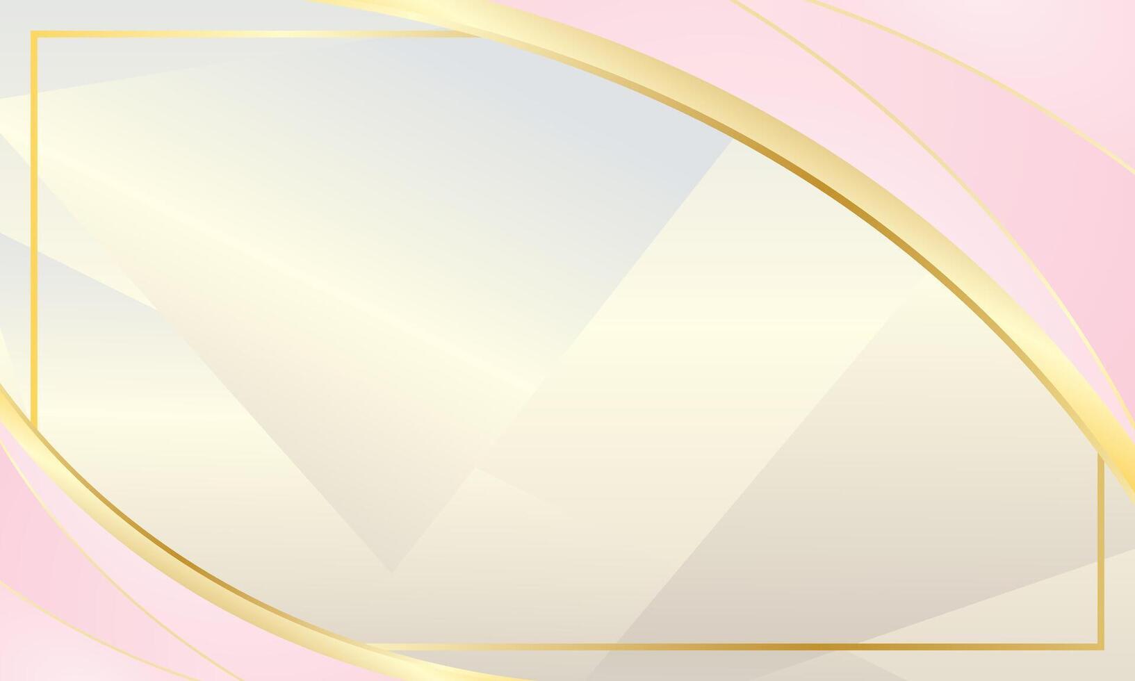 Pink and gold gradient background vector