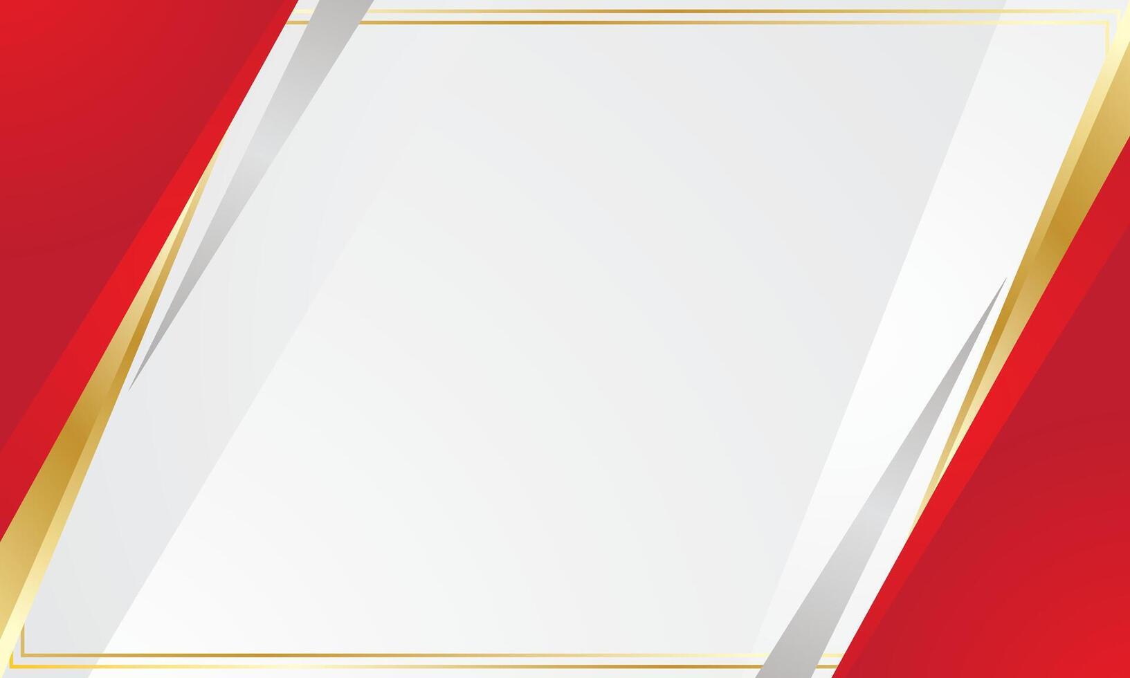 Simple red and gold abstract background vector