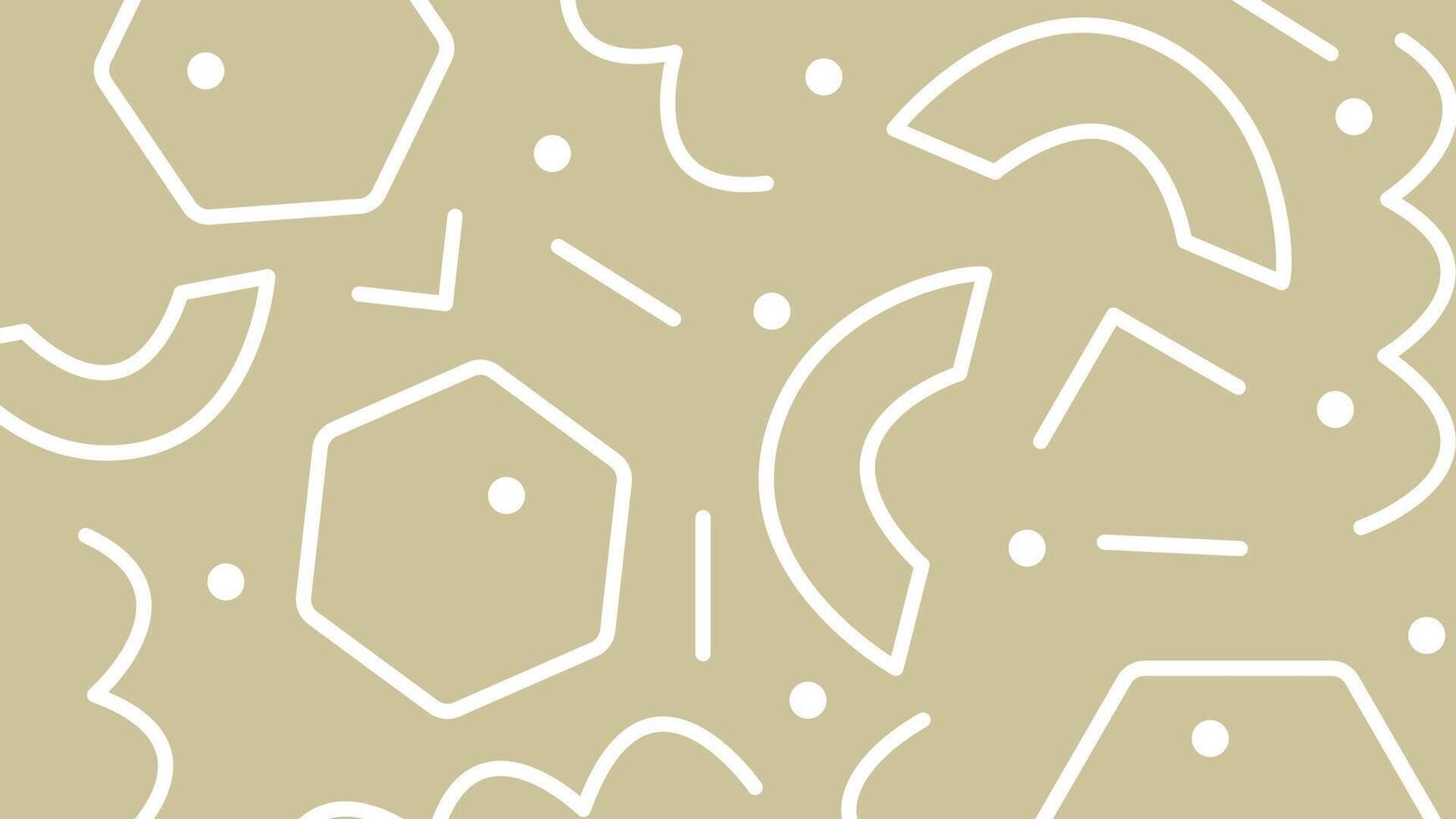 Beige minimal shape background vector