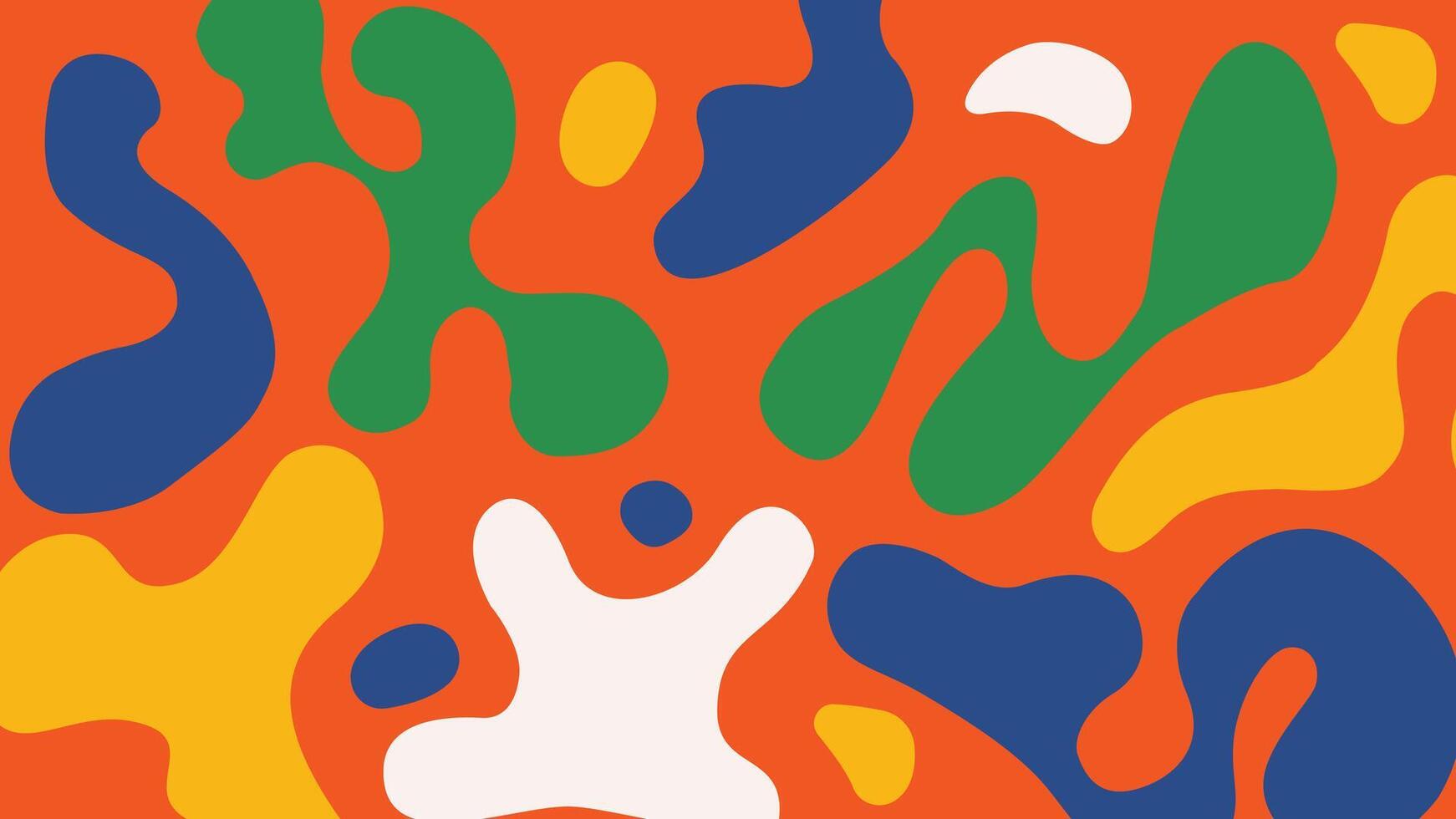 Vibrant abstract fluid background vector