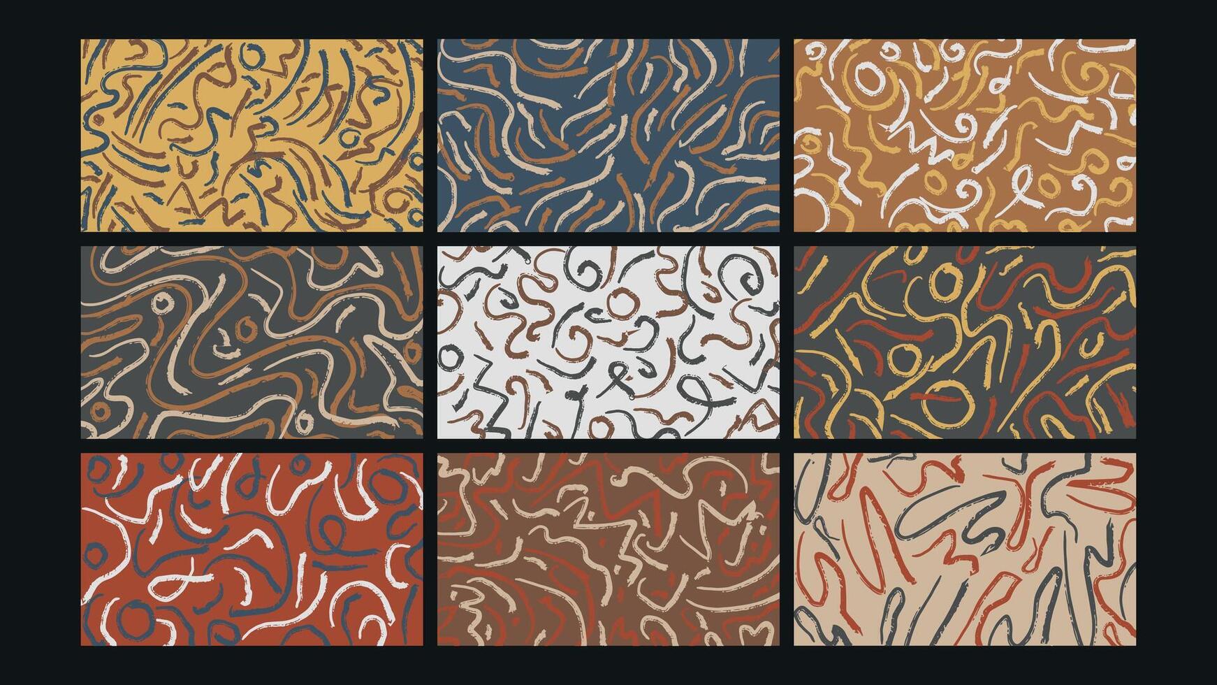 colorful abstract patterns for design vector