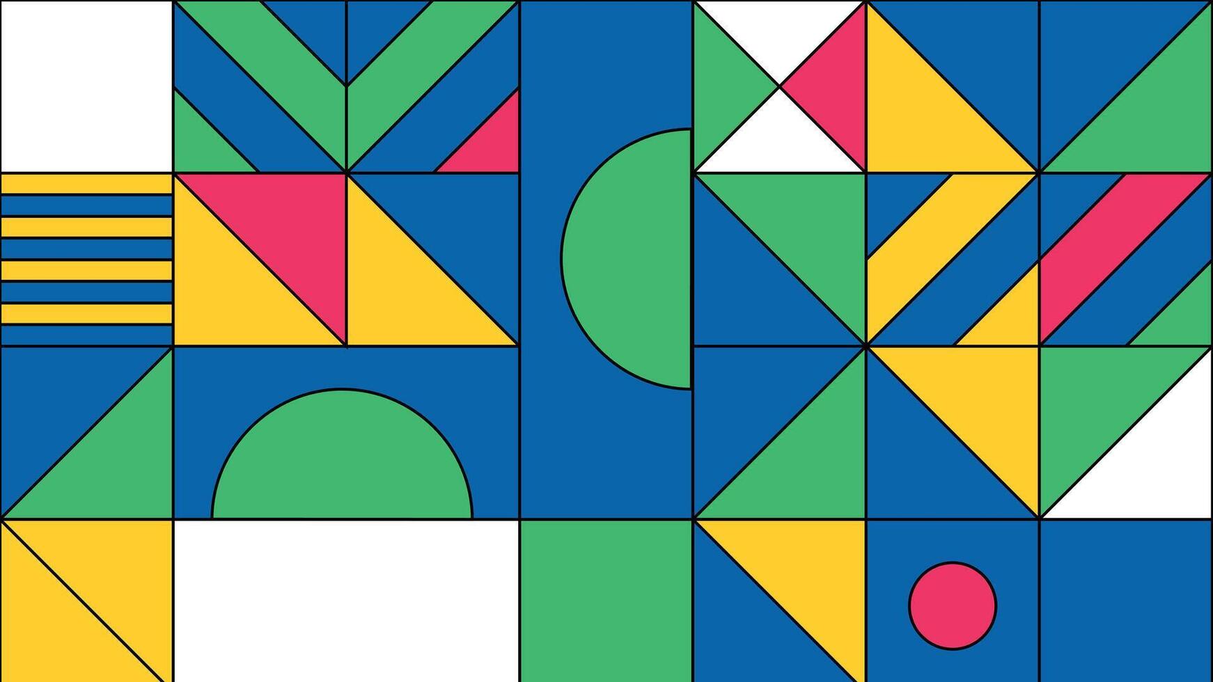 Playful retro tile background vector