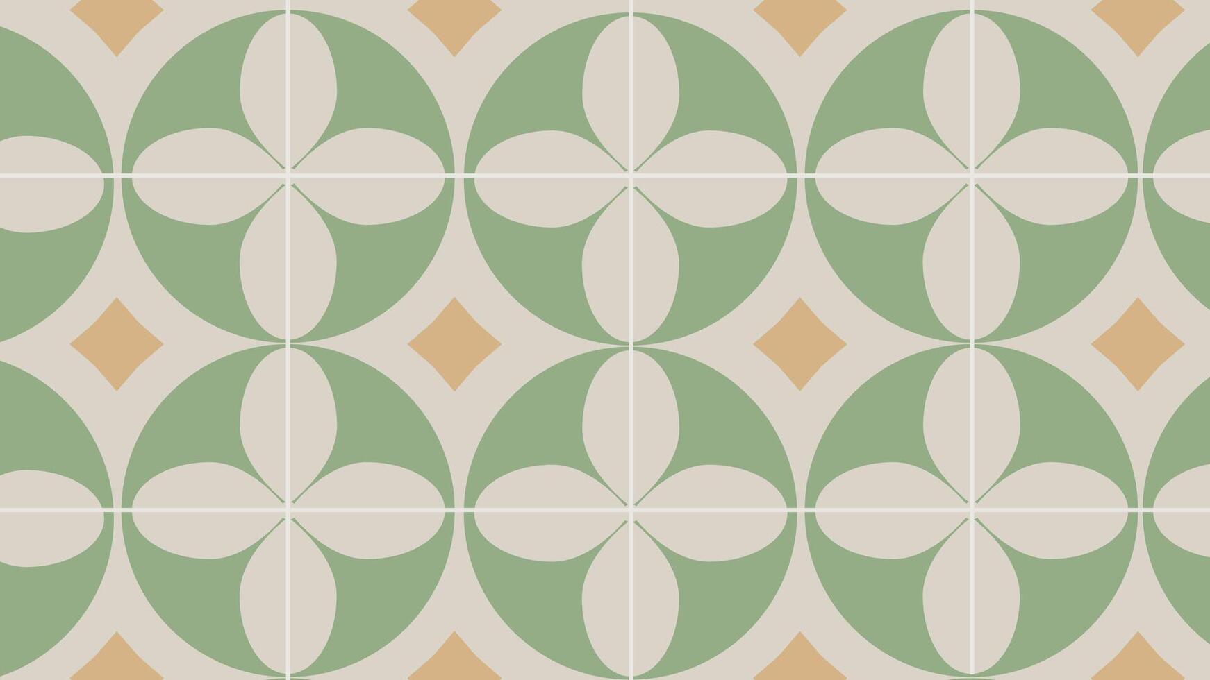 Clover tile background vector
