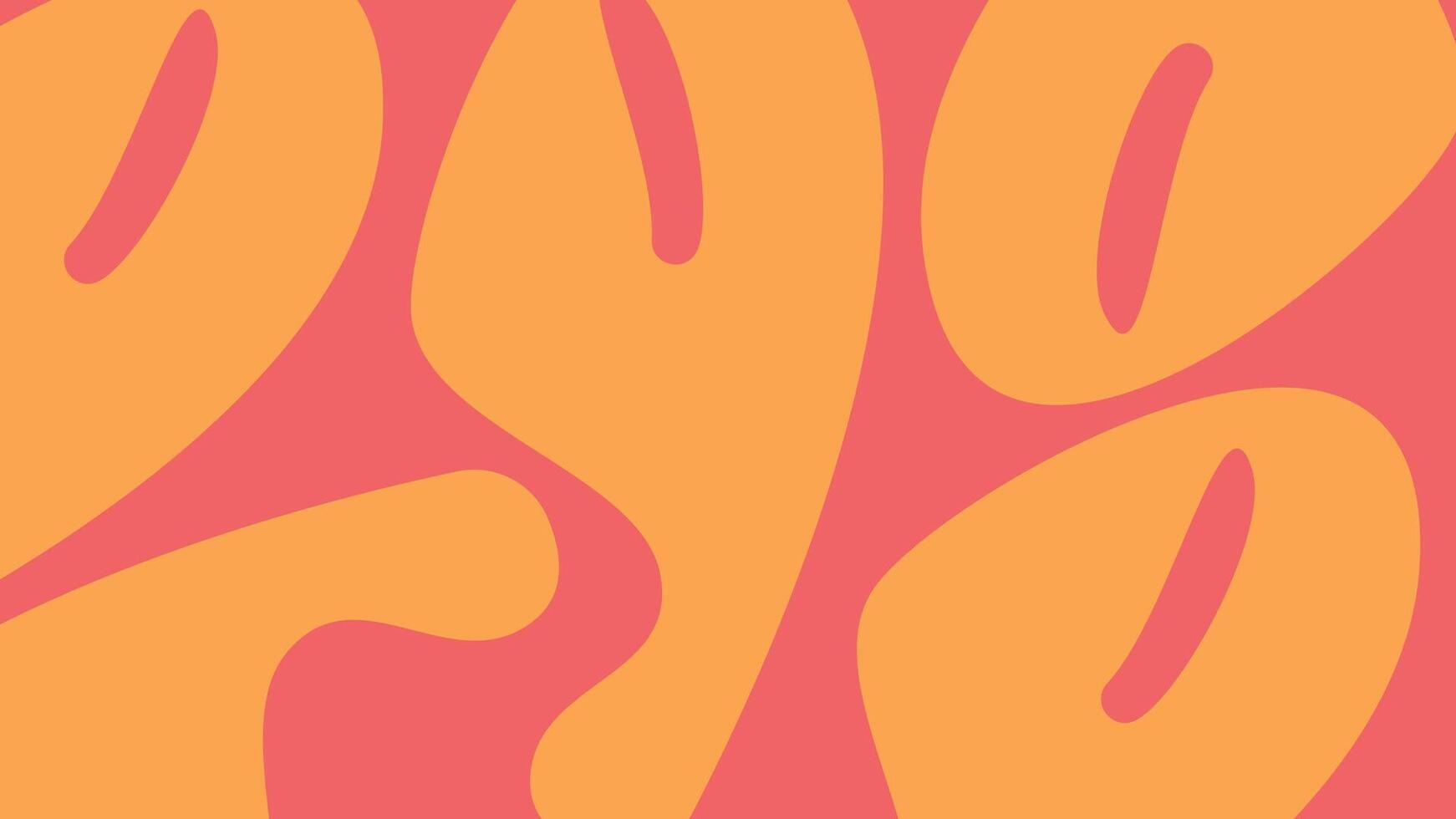 Bold orange abstract background vector
