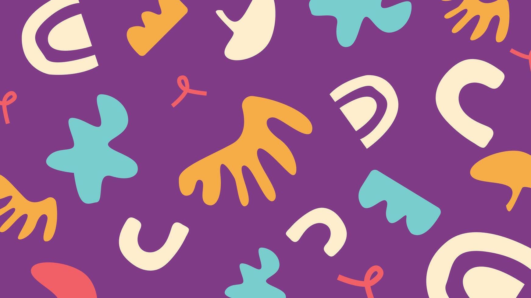 Abstract wavy handcut background vector