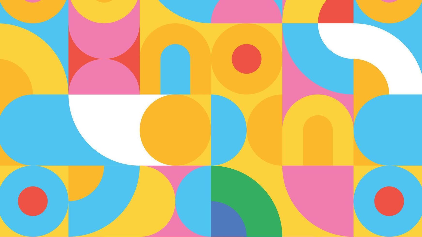 Colorful retro vibe background vector