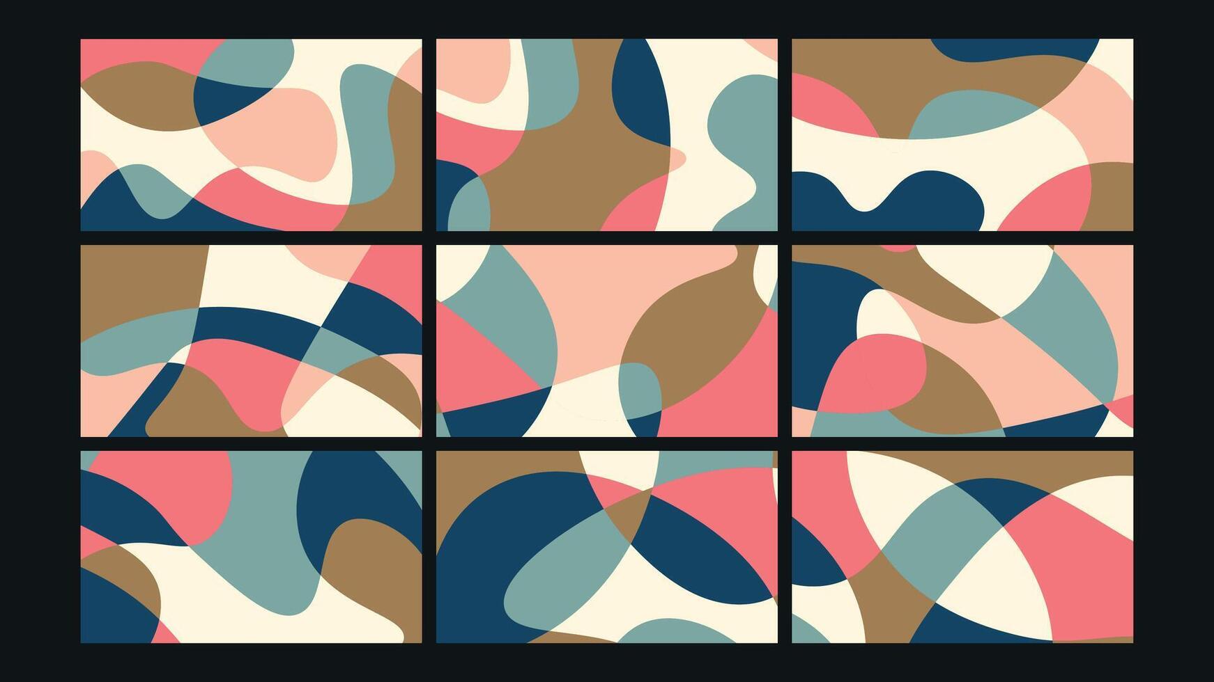 Playful party celebration background Set vector