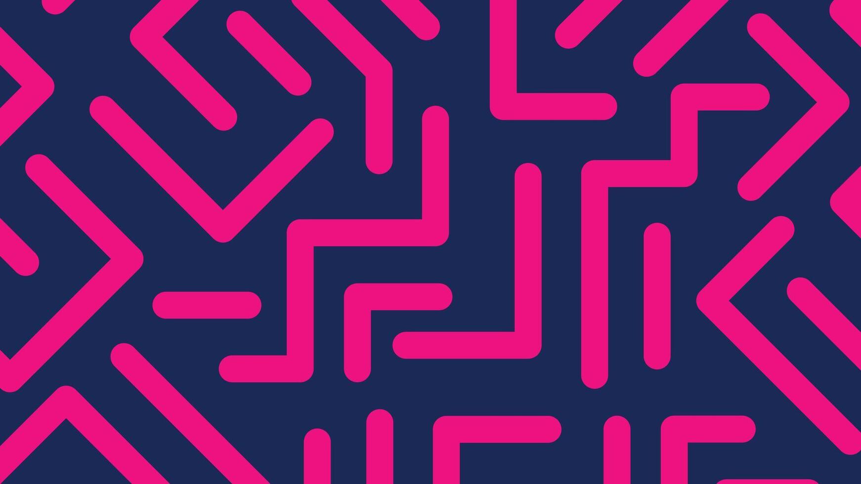 Magenta abstract arrow background vector