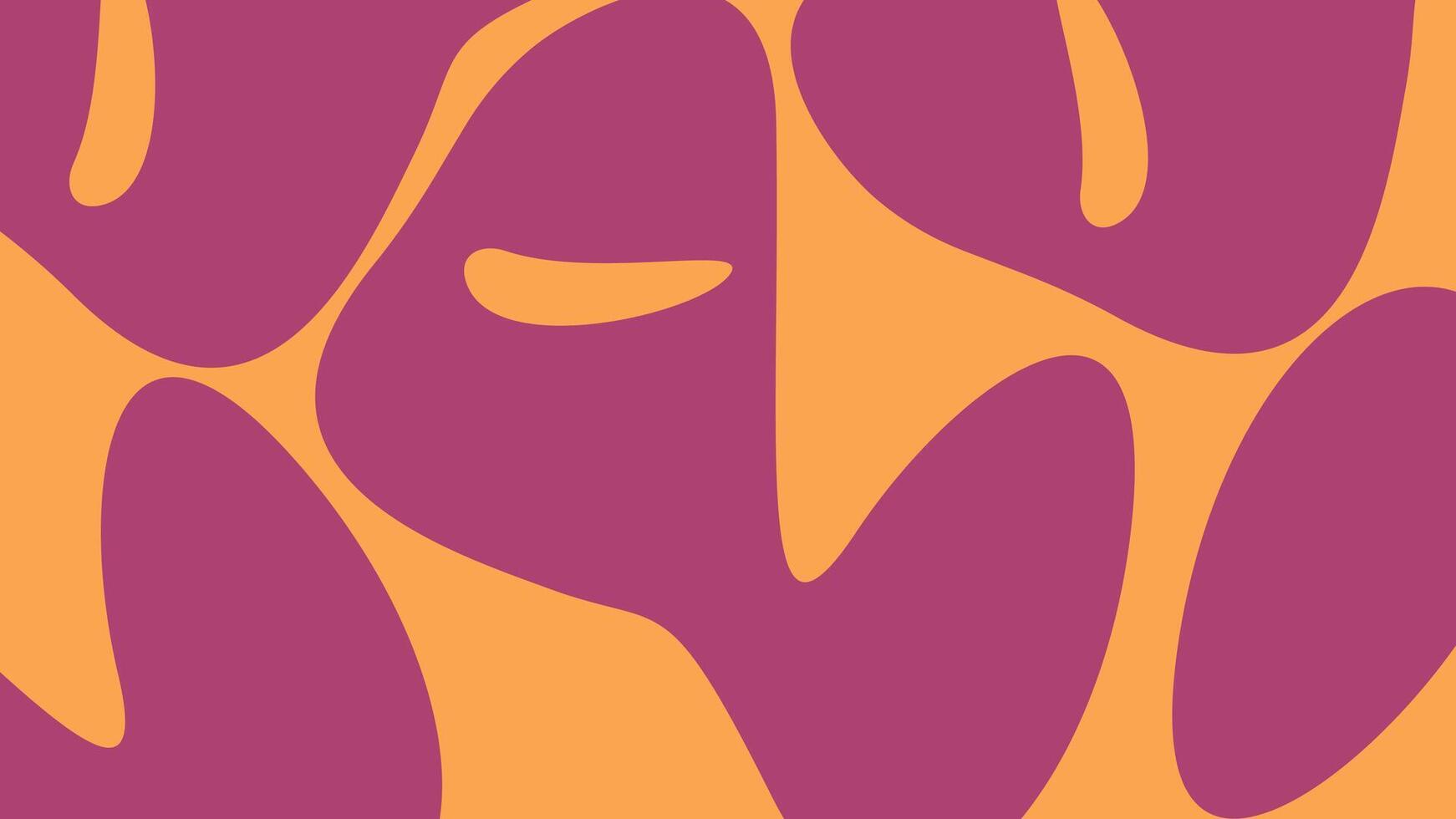 Purple and orange form background vector
