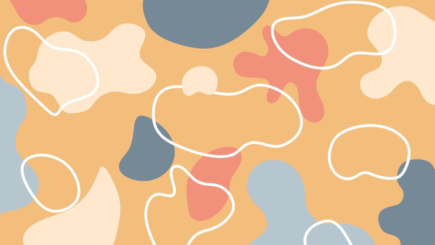 Beige fluid abstract background vector