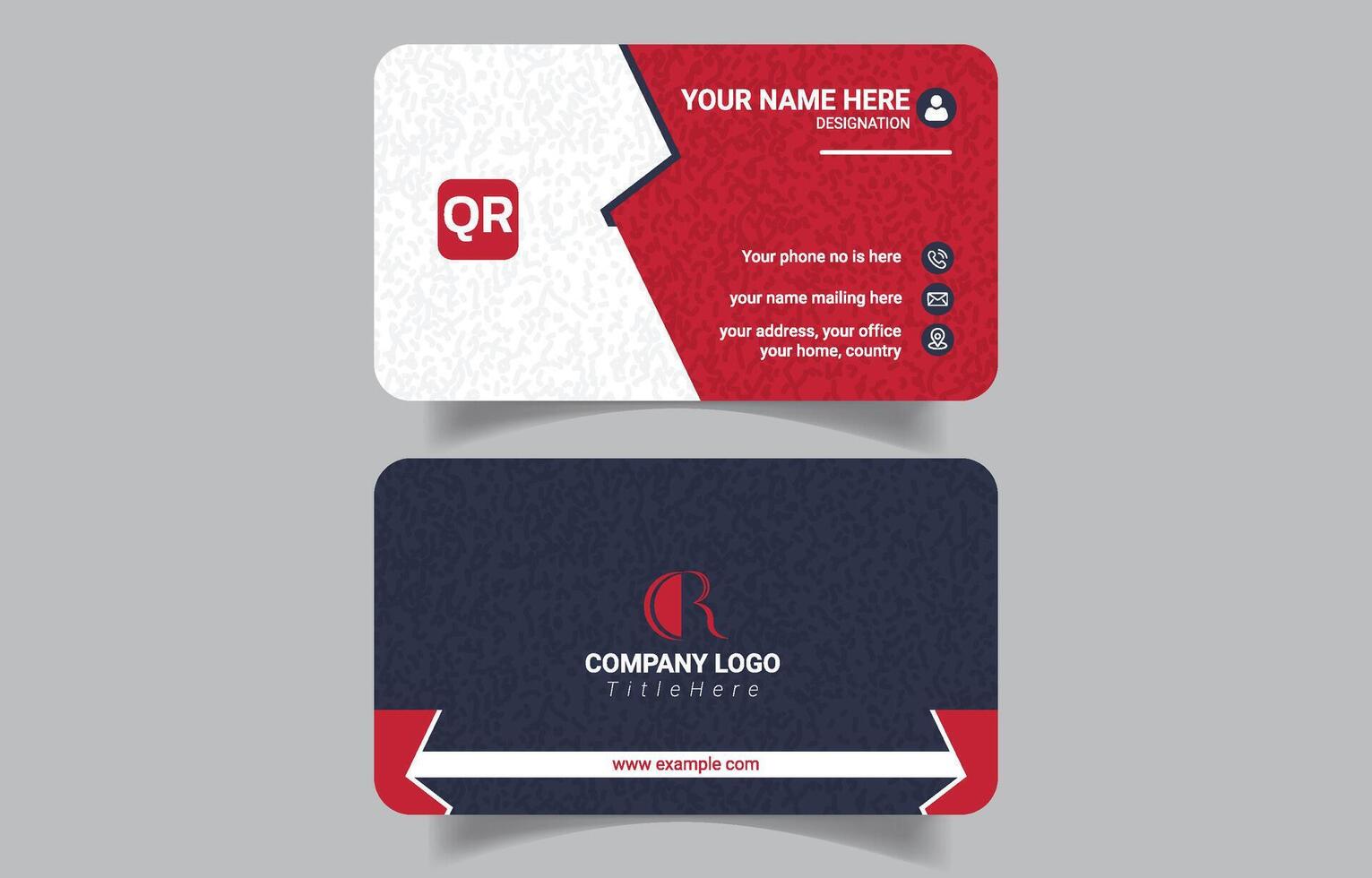 Creative Decorative Business Card Template Design vector