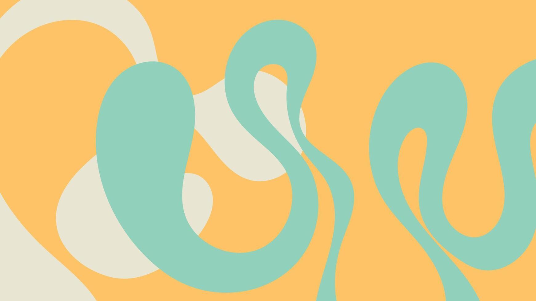Mint flow abstract background vector