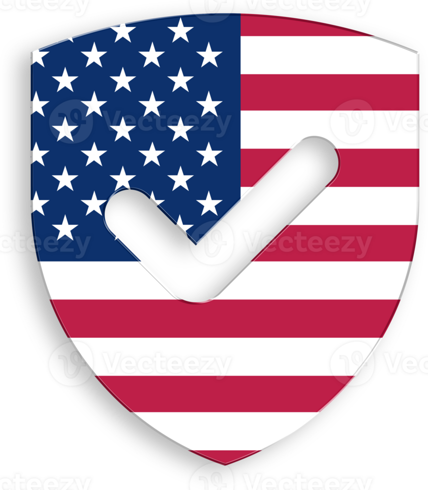 American Flag Security Icon 4th of July USA Independence Day Veterans Day png
