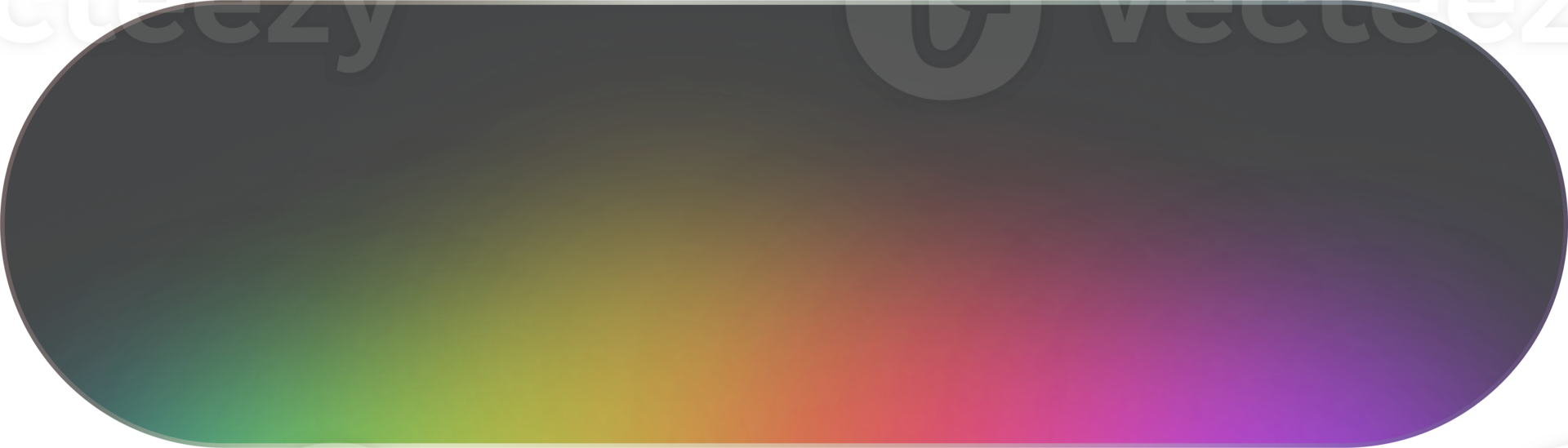 Gradient Blank Web Button Neon Gradient Button Shape, Rounded CTA Button Frame for Websites and Apps png